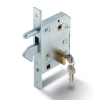 Замок для сдвижных ворот оцинкованный 129