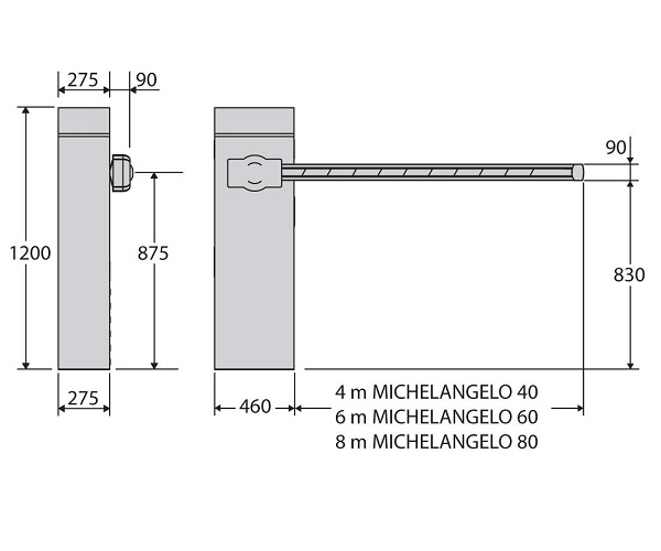MICHELANGELO 80 (стрела составная 8,8 м) - изображение 2