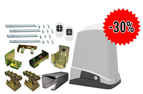 Скидка 30% на комплект для откатных ворот! Скидка 30% на комплект для откатных ворот!