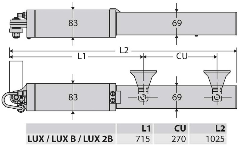 Гидравлический привод LUX B - изображение 2
