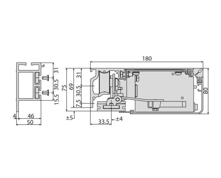 Комплект автоматики KIT VISTA SL C-219 4000 мм - изображение 2